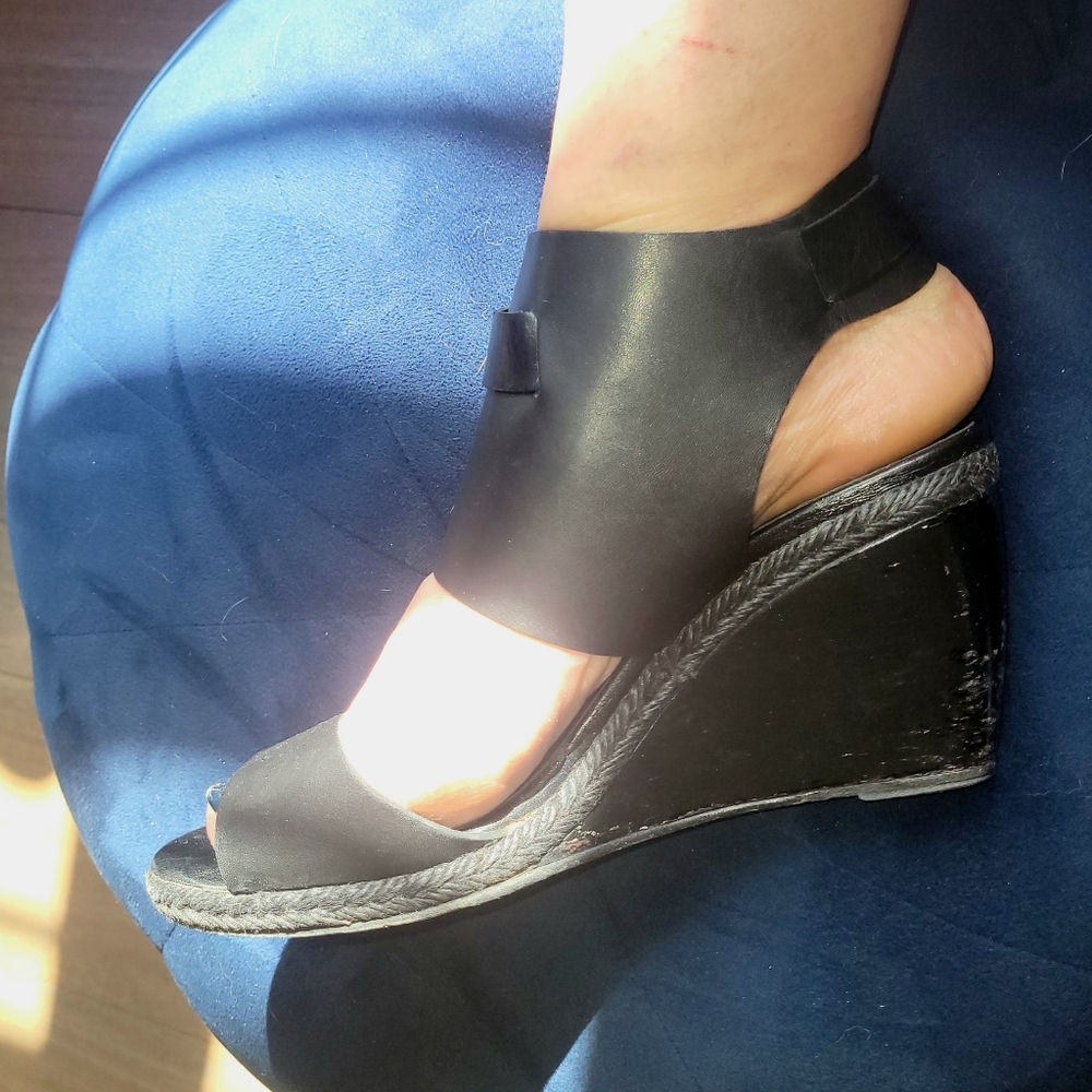 Women's Pierre Hardy Black Wedge Sandals